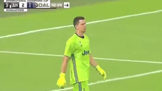 Wojciech Szczęsny gol z połowy