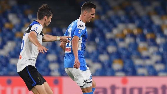 Arkadiusz Milik Napoli Atalanta