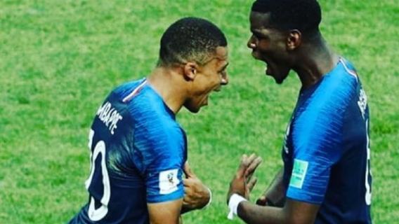 Paul Pogba i Kylian Mbappe