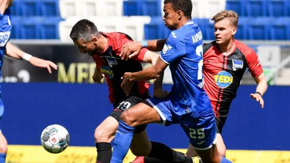 Hoffenheim - Hertha Berlin Bundesliga Krzysztof Piątek