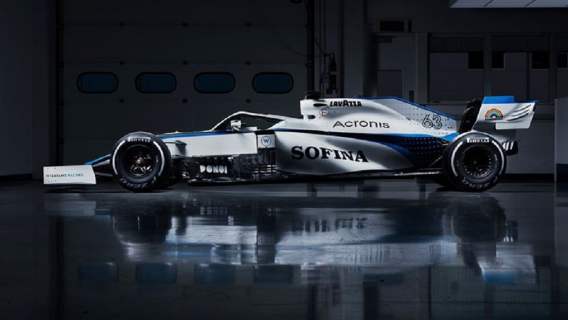 Williams malowanie bolidu