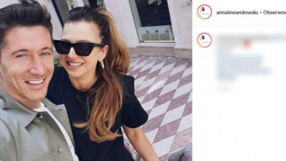 Anna Lewandowska wpadka
