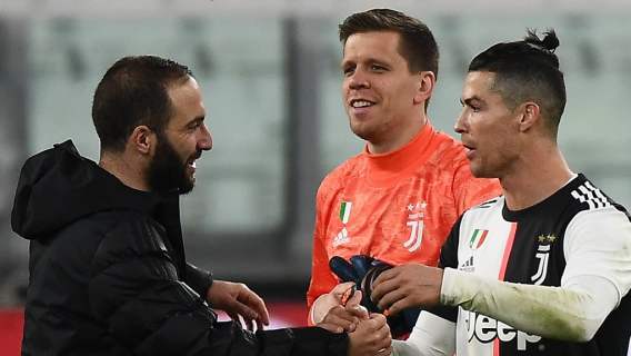 Wojciech Szczęsny, Cristiano Ronaldo, Gonzalo Higuain