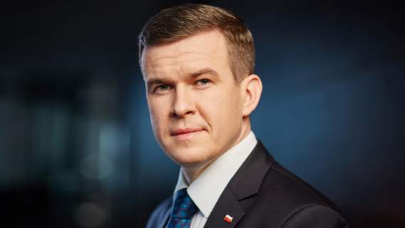 Na zdjęciu: Witold Bańka. Minister sportu i turystyki.