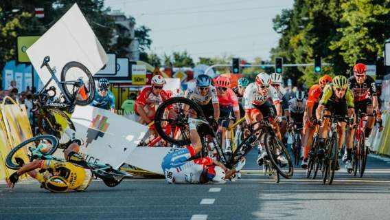 Tour de Pologne wypadek