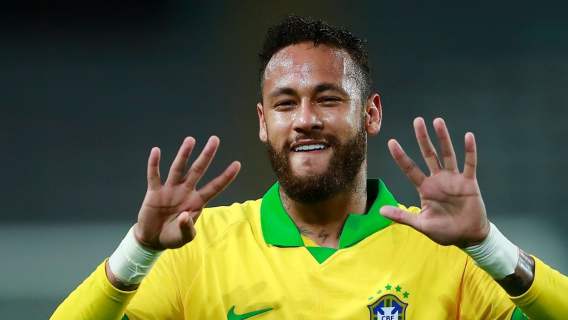 Neymar w barwach Brazylii