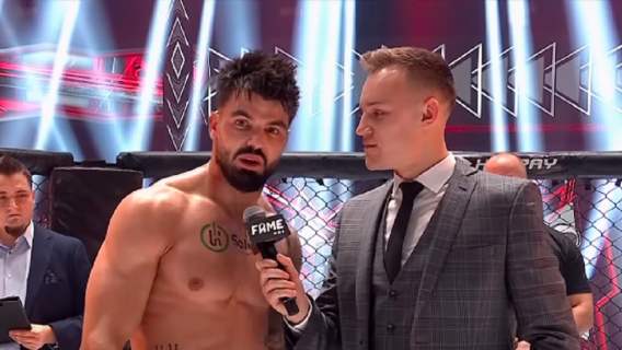 Fame MMA. Tyburski po walce